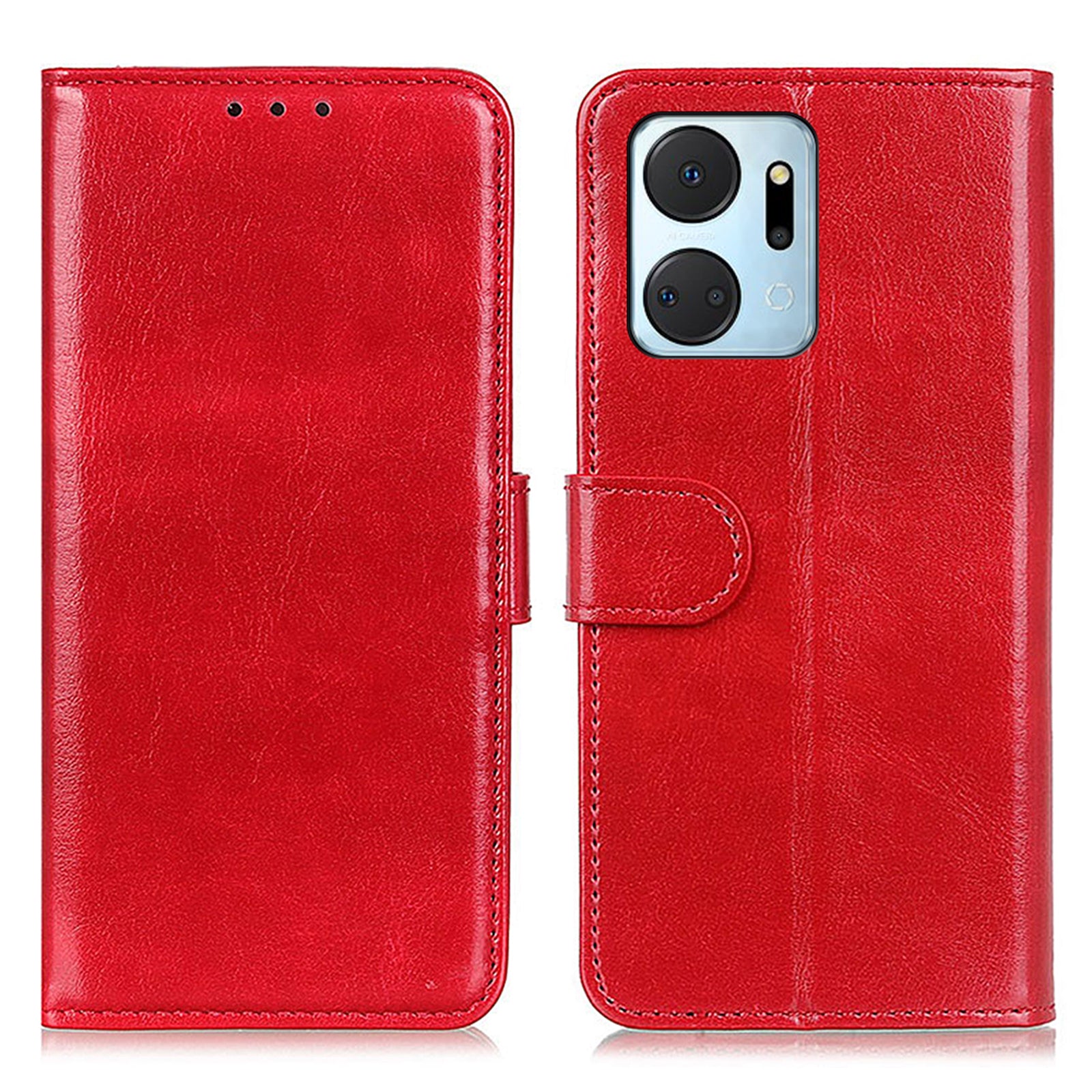 For Honor X7a 5G Cell Phone Case Stand Wallet PU Leather Crazy Horse Texture Phone Cover For Honor X7a 5G Cell Phone Case Stand Wallet PU Leather Crazy Horse Texture Phone Cover